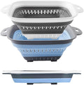 Collapsible Colander Set, Square Round Triangles Silicone Kitchen Strainer by FglmctshHomeProducts