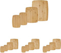 FARBERWARE 4-Piece Reversible Bamboo Cutting Board and Charcuterie Set by Farberware