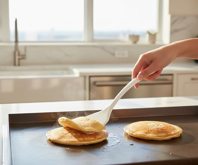 Spatula, Turner for Non-stick pans, Heat Resistant, BPA Free Melamine Utensil - Image 7