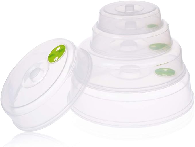 Set of 5 Microwave Plate Covers - Image 2