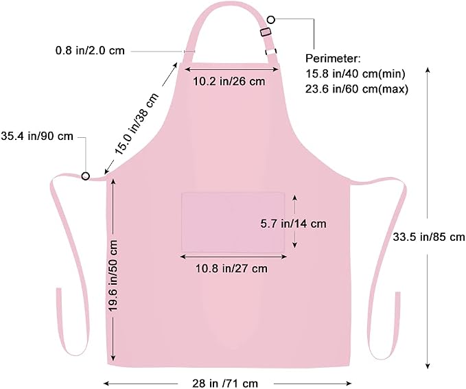 Jubatus 12 Pack 100% Cotton Aprons Bulk - Image 6