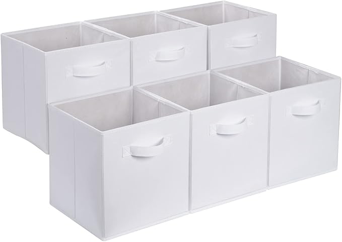 Amazon Basics Collapsible Fabric Storage Bins by AmazonBasics