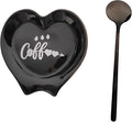 Ture Heart-shaped Ceramic Spoon Rest by PFCTRJR