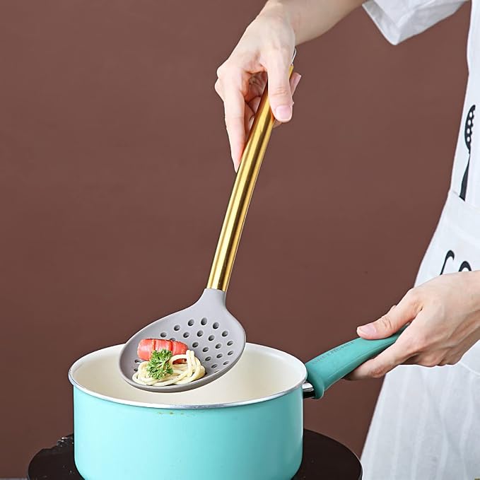 Gold Skimmer, Berglander Non-stick Silicone Strainer - Image 6