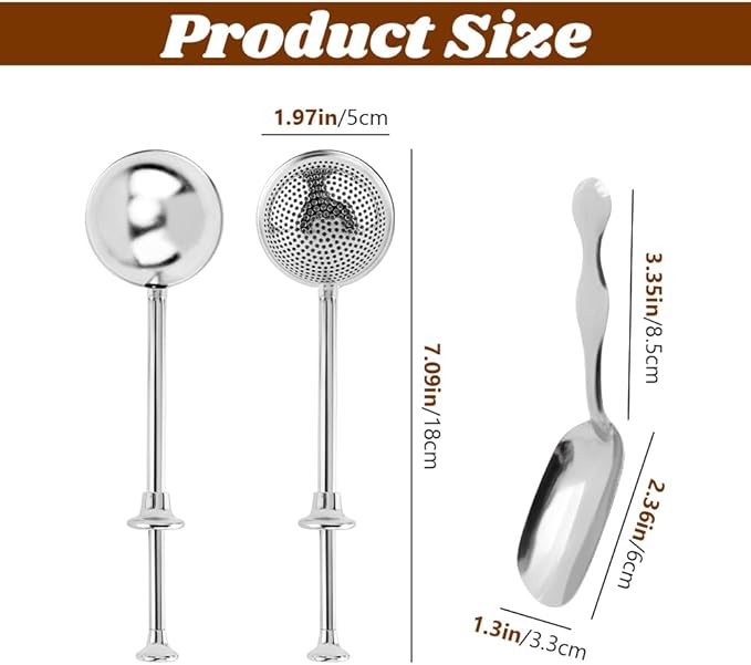 2pcs Powdered Sugar Shaker Duster Flour Dispenser Shaker - Image 3