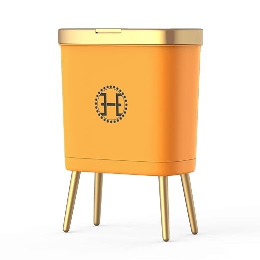 Procade Bedroom Trash Can with Lid, Slim Bathroom Trash Cans with Lids by MostPopularTrashCans