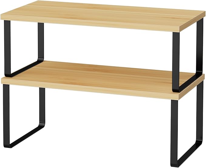 OGEMXU Cabinet Shelf Organizers, 15.7 inches Large Kitchen Counter Shelf by OGEMXU