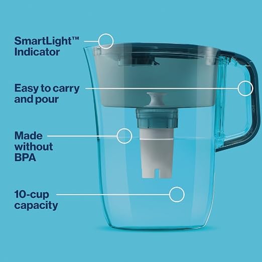 Brita Tahoe Large 10 Cup Water Filter Pitcher - Image 2