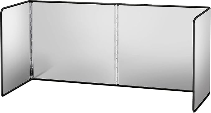 Splatter Guard for Frying Non-Stick 3 Sided Foldable Grease Splatter Screen by ANGINORLD