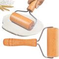 Watris Veiyi Small Rolling Pin, Wooden Dough Roller, Non-Stick Pizza Roller by WatrisVeiyi