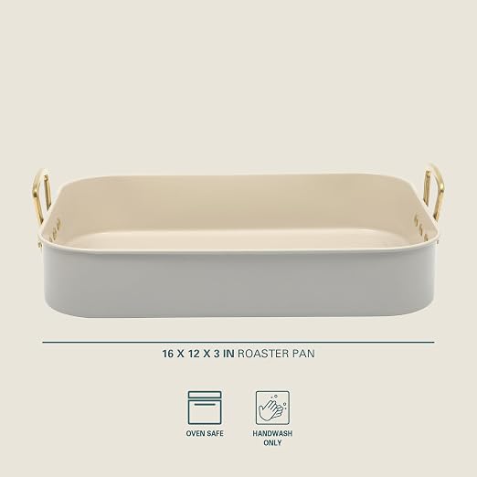 Gibson Home Broxton 2-Piece Nonstick Roaster Pan - Image 2