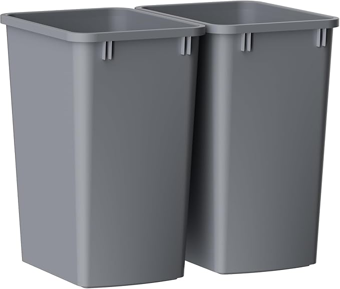 ROOMTEC 35QT Kitchen Trash Can, Lightweight and Sturdy Slim Trash Can, by ROOMTEC