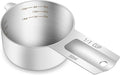 1PCS 1/3Cup Single Measuring Cup, Etched Inner Scale Stainless Steel Measure by BERYLER