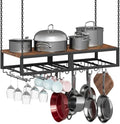 HOOBRO Hanging Pot Rack, Space-Saving Pot Hanger by HOOBRO