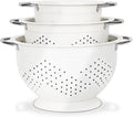 Hillbond Colander Set for Kitchen, 5 Qt Stainless Steel Handle Food Strainers by Hillbond