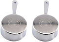 Honey Bear Kitchen 1/2 Cup 120 ml Measuring Scoop Cups, Polished Stainless Steel by HONEYBEARKITCHEN