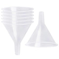 6 Pack Plastic Funnels, 4.6 Inch Multi-Purpose Clear Plastic Funnels by SBYURE