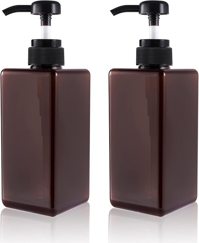 Pump Bottle, Refillable Plastic Empty Lotion Soap Dispenser Liquid Container by JiatuA