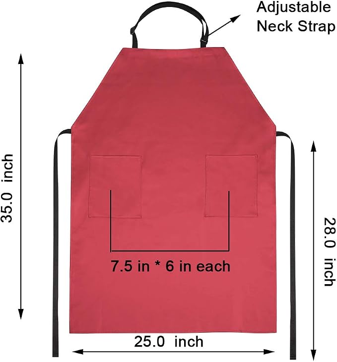 VWELL Waterproof Rubber Vinyl Apron - Image 7