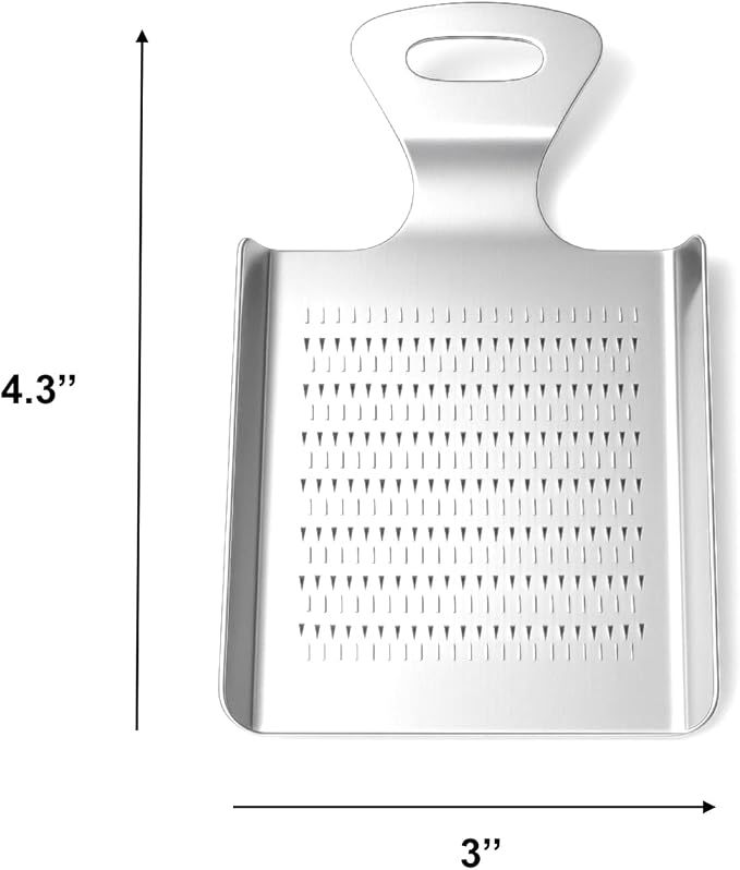 Compact Stainless Steel Grater, Mirror-Polished Grinder - Image 3
