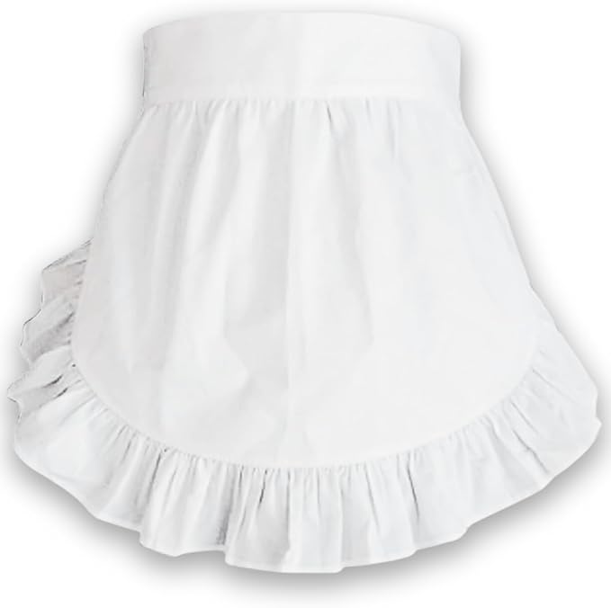 CRB Fashion Waist Apron Kitchen Cooking Restaurant Cotton Bistro Half Aprons by CBTRFashion