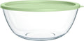 Extra Large Glass Mixing Bowls Clear Glass Salad Cooking Bowls by Quald