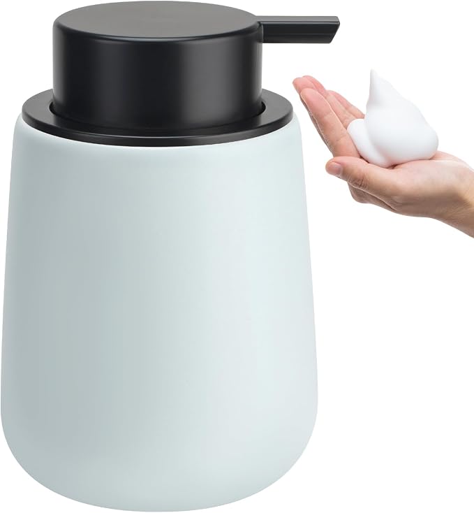Soap Foaming Dispenser Ceramic by TOOZFO