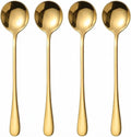 Espresso Spoons Long Handle, Round Tip Demitasse Spoon by CiiVii