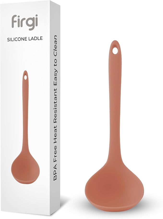 Platinum Silicone Cooking Ladle by FIRGI-FirstGift