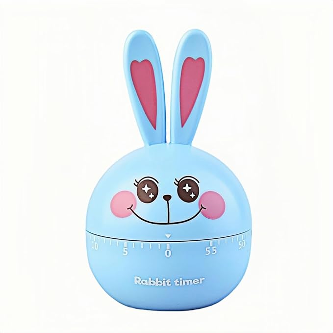 Cartoon Mechanical Kitchen Timer, 60 Minutes Countdown Timer, Mechanical Visual by Unknown