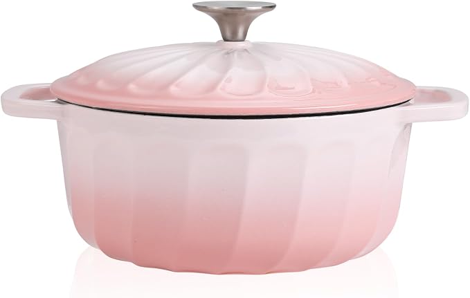 Enameled Cast Iron Dutch Oven Pot by NSIRONS