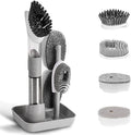 4-in-1 Dish Cleaning Brush Soap Dispensing Dish Brush Set by Unknown