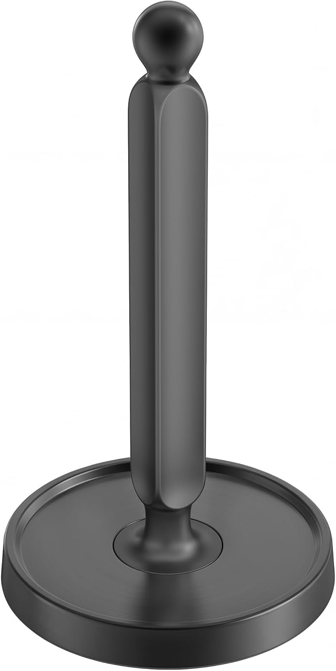 theaoo Paper Towel Holder Countertop, One-Handed Tear Paper Towel Stand by theaoo