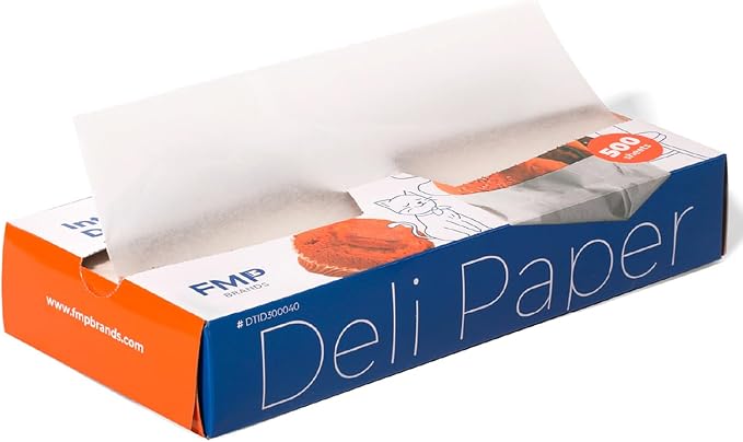 Fit Meal Prep 12 x 10.75" Wax Paper Sheets by FMPBRANDS