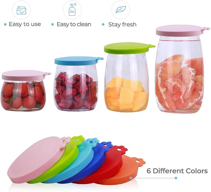 Yobbai 6 packs Pet Food Can Lids, Food Safe BPA-Free & Dishwasher Safe - Image 3