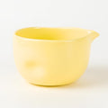 Crafti Ceramic Yellow Matcha Bowl | Golden Hour Butter Yellow | Crafted by Crafti