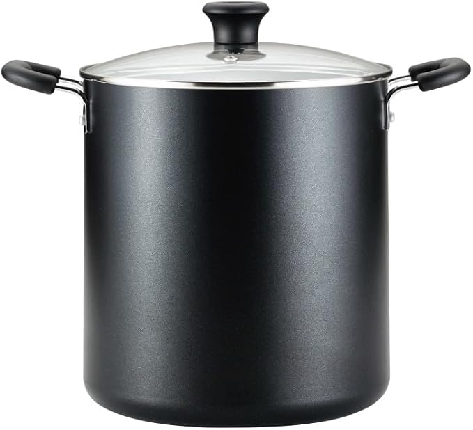 T-fal Initiatives Nonstick Stockpot 8 Quart Oven Safe 350F Cookware, Pots and by T-falbrand