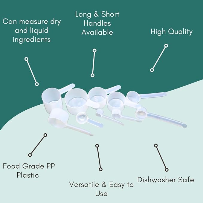 1 Tablespoon Long Handle Plastic Measuring Spoon - Image 6