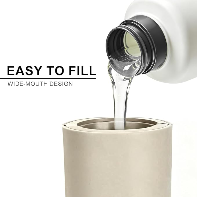Silicone Dish Soap Dispenser, 8 Oz Refillable Squeeze Bottle, Leakproof - Image 6