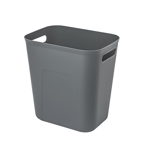 UUJOLY Plastic Small Trash Can Wastebasket, Garbage Container Basket by UUJOLY