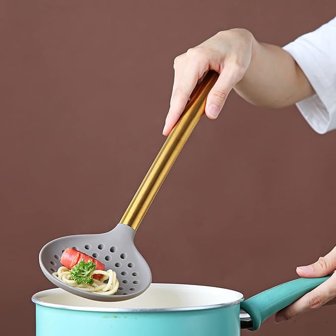 Gold Skimmer, Berglander Non-stick Silicone Strainer - Image 7