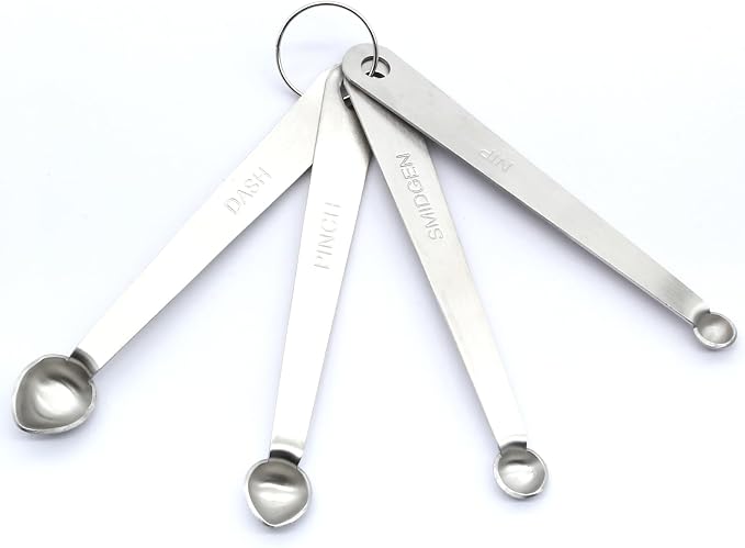 Luomorgo 4 Pc Set Measuring Spoons by Luomorgo