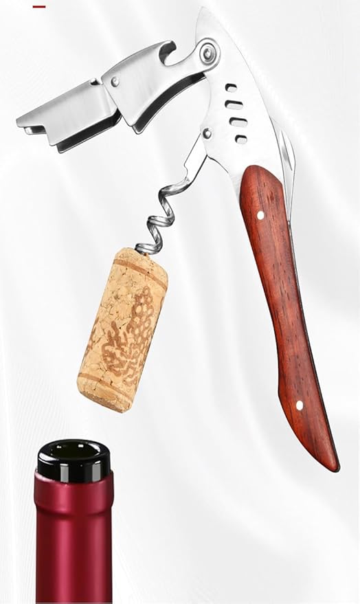True Shark Corkscrew, Professional Waiters Corkscrew Wine Key Bottle Opener - Image 6