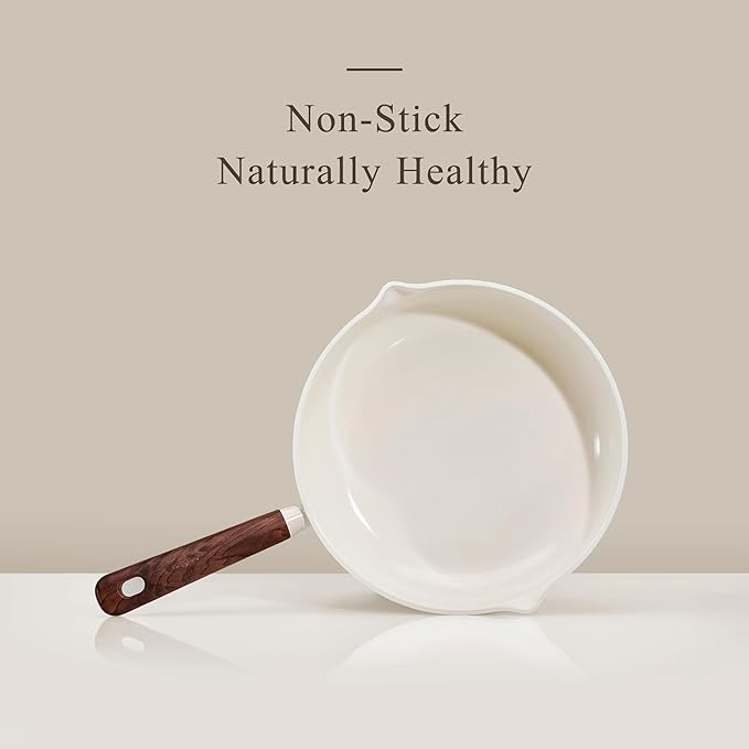 CAROTE Nonstick Frying Pans Skillets, Ceramic Coating Non-Stick Frying Pans Set - Image 4