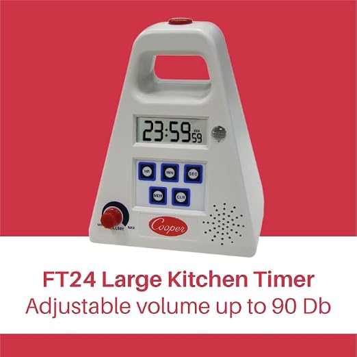 Cooper-Atkins FT24-0-3 Large Single Station Digital Kitchen Timer - Image 2
