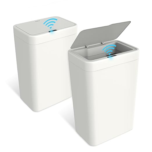 Naisu 2 Pack 4 Gal Bathroom Trash Can by Unknown