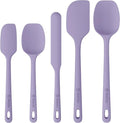 ChefAide 5 Pieces Silicone Spatula Set, Food Grade Rubber Spatula, Upgrade by ChefAide