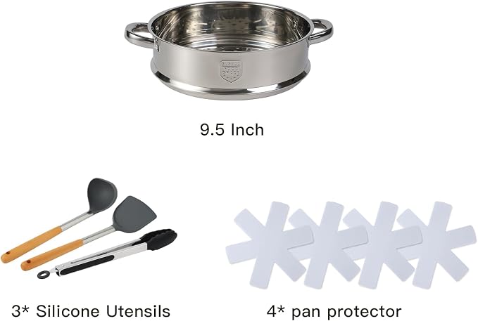 16PCS Pots and Pans Set Non Stick Cookware Set Nonstick - Image 3