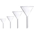 Glass Funnel Set, 50mm & 40mm Diameter by Young4us