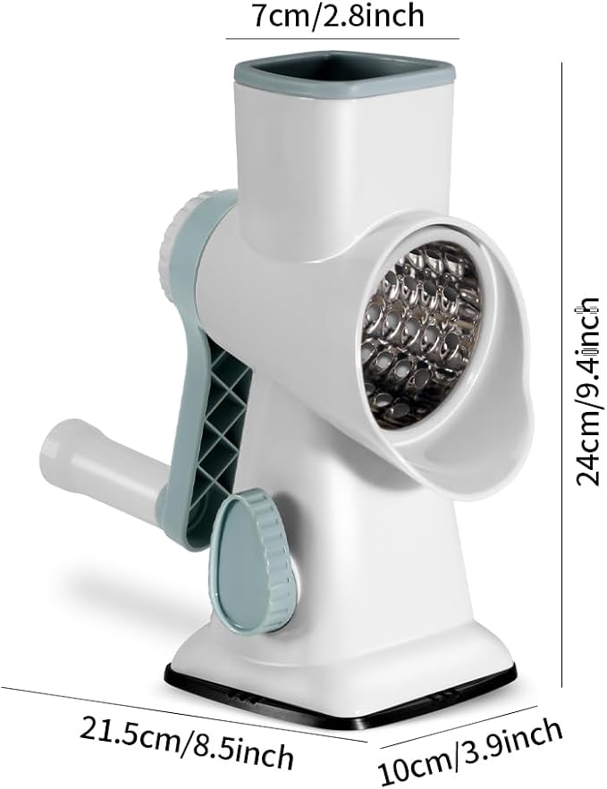 Cheese Grater Hand Crank Rotary Vegetables Shredder - Image 3